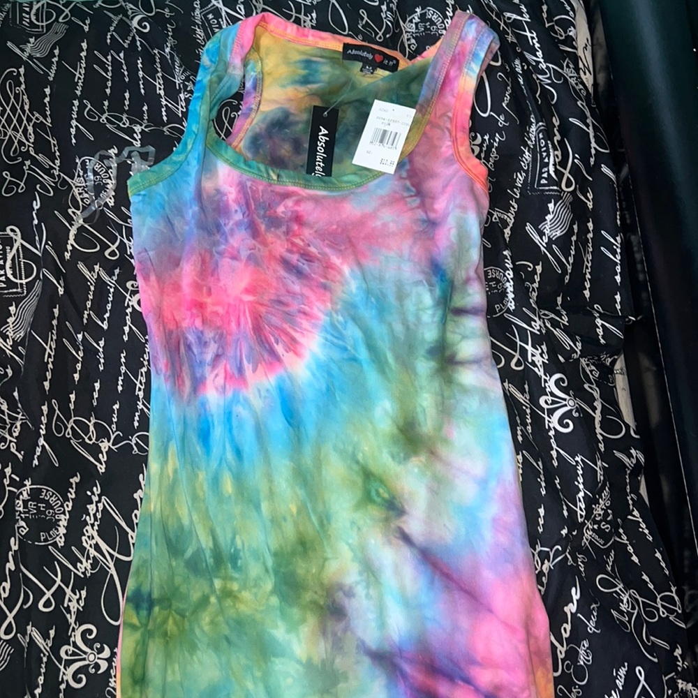tie-Dye Dress maxi dress